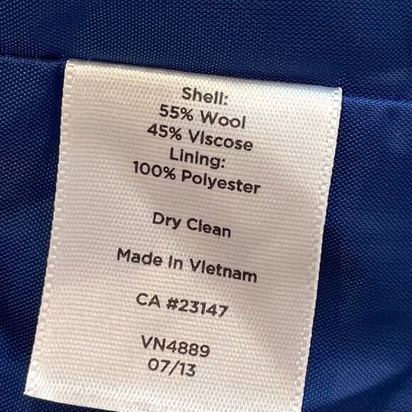 Talbots Wool Blend Blue, Black, Gray Plaid Mini Skirt, Preppy, Academia, Size 6 - Picture 7 of 10